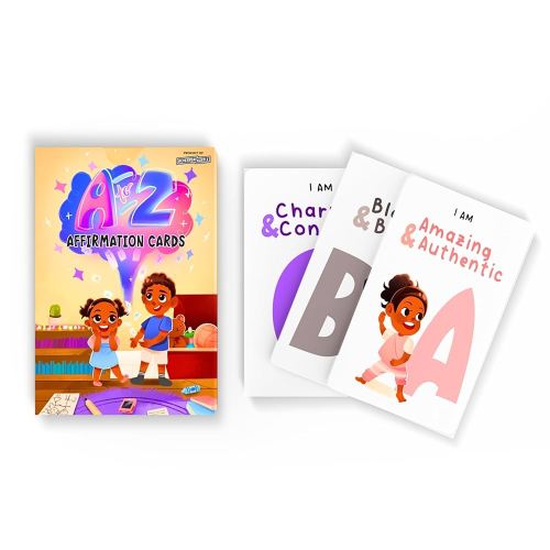 A to Z Affirmation Cards for Kids to Build Self-Esteem, Mindfullness, Confidence in Children | 28 Daily Positive Affirmations for Children | Used by Educators, Parents, & Caregivers