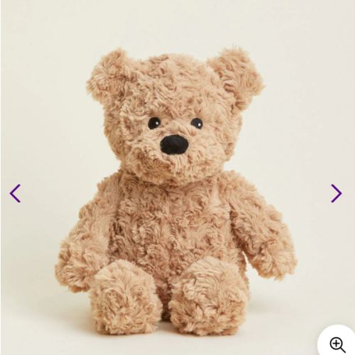 Brown Curly Bear Warmies | Microwavable Brown Curly Bear Warmies Stuffed Animal | Warmies USA