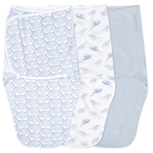 Seafaring Classic Swaddle 4pk | aden + anais