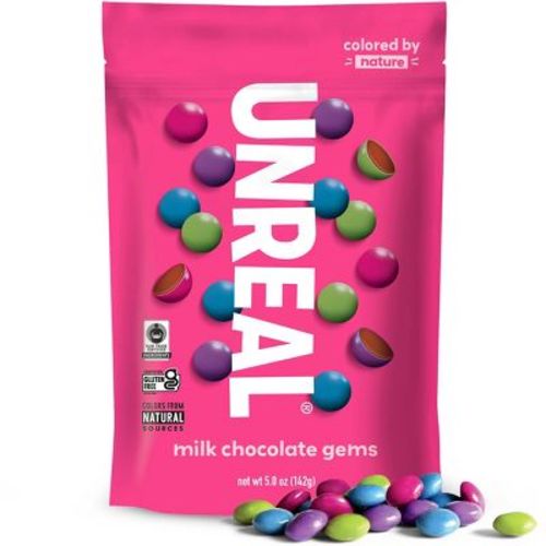 Unreal Milk Chocolate Candy Gems - 5oz
