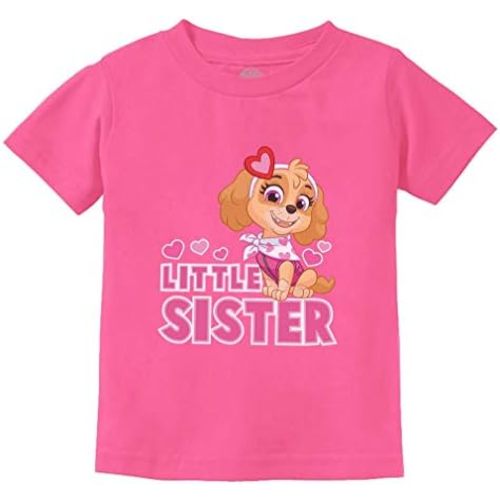 Tstars Paw Patrol Little Sister Outfit Skye Baby Girl Sibling Infant Kids T-Shirt