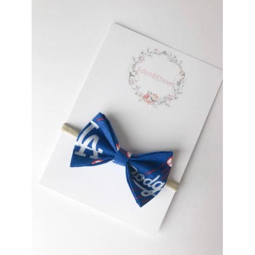 Los Angeles Dodgers Headband Baseball Baby Nylon Headband Bow - Etsy