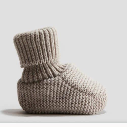 Cotton Knit Slipper Socks