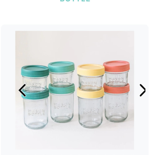 Breastmilk Storage Jar Set – Mason Bottle