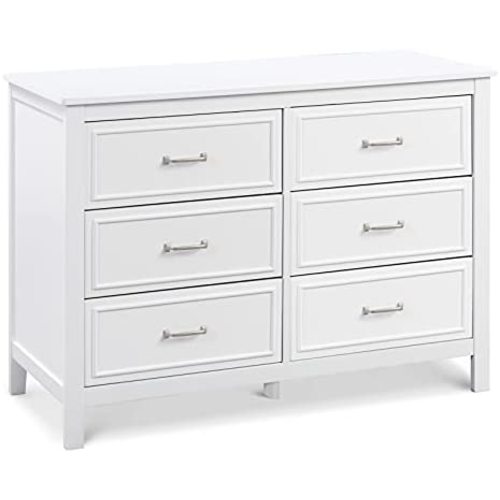 DaVinci Charlie 6-Drawer Double Dresser in White