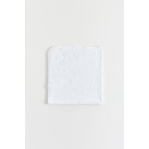 Grey Small Hooded Towel