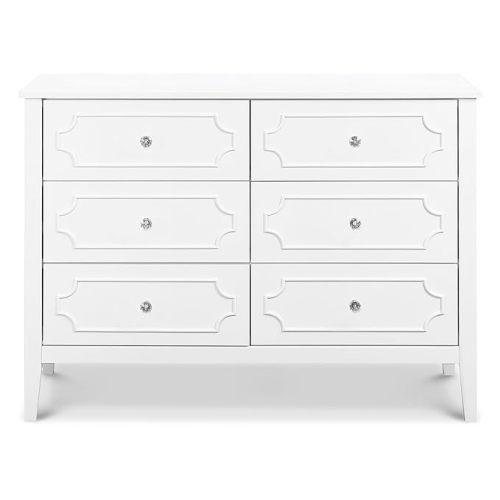DaVinci Chloe Regency 6 Drawer Dresser in White