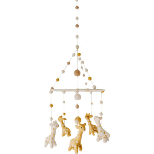 Follow Me Giraffe Mobile, Yellow/Tan