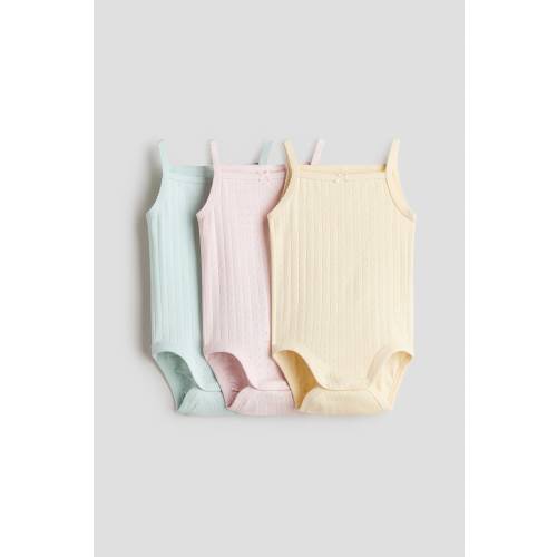3-PACK SLEEVELESS BODYSUITS