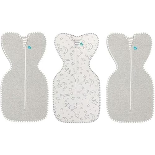 Love To Dream Swaddle UP, Baby Sleep Sack, Swaddle UP Self-Soothing Swaddles for Newborns, Improves Sleep, Snug Fit Helps Calm Startle Reflex, New Born Essentials for Baby, Bundle Pack (2xSM & 1xMD) M
