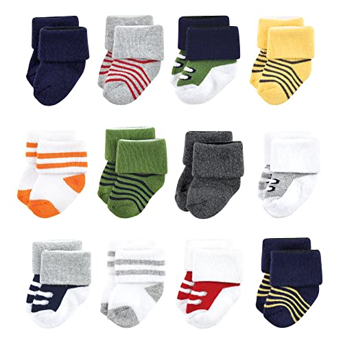 Luvable Friends Unisex Baby Newborn and Baby Terry Socks