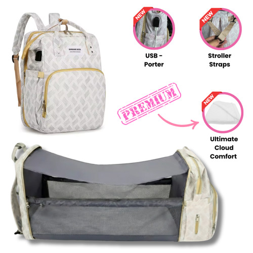 Luxe 3-in-1 Diaper Backpack