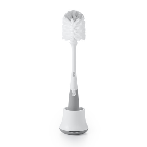 OXO Tot Bottle Brush with Stand, Gray, 1 Count