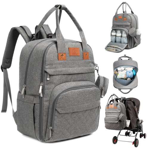Rove Diaper Bag - Classic Gray / One Size