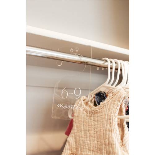 Clear Acrylic Baby Closet Dividers | Newborn - 24 Months