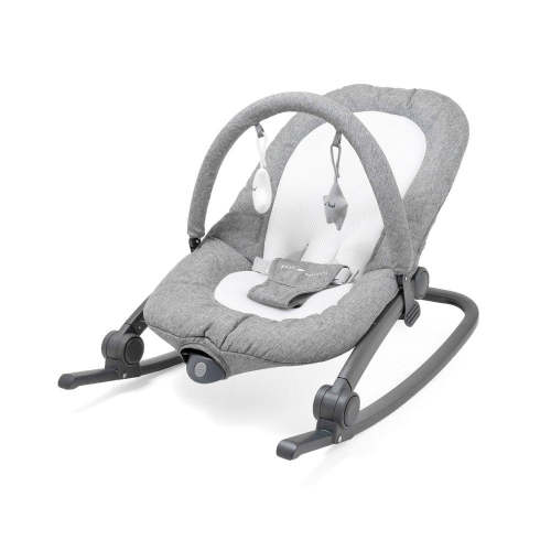 Go With Me Aura Deluxe Portable Rocker & Bouncer - Grey