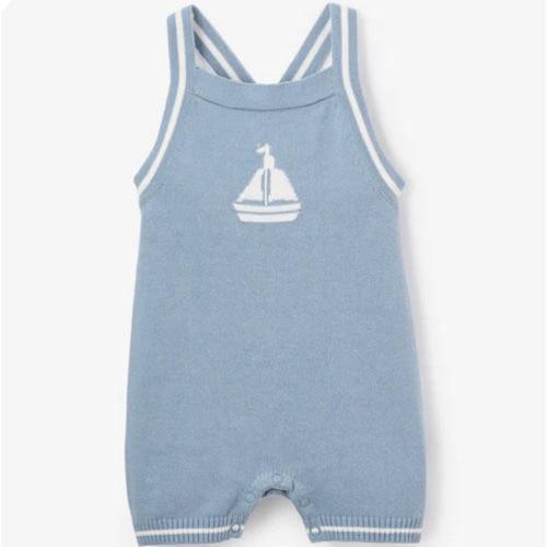 Nautical Knit Overall – Elegant Baby