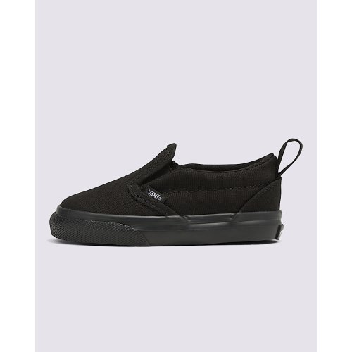 Vans | Toddler Slip-On V Black/Black Shoes | Vans