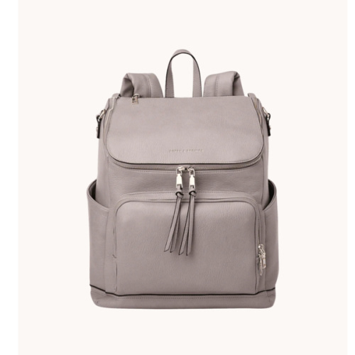 Lullaby Diaper Backpack Grey | Poppy and Peonies – www.poppyandpeonies-us.com