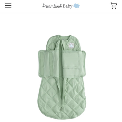 Weighted Swaddle: Dreamland Weighted Baby Swaddle | Dreamland Baby