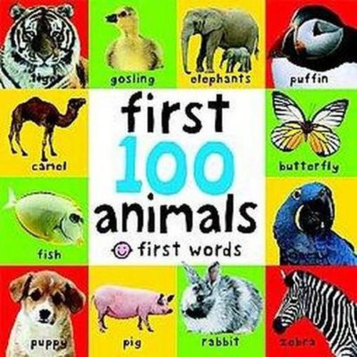 First 100 Animals ( First Words) By Roger Priddy (board Book)