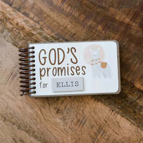 God's Promises Personalized Board Book – Handcrafted, Custom Religious Gift
