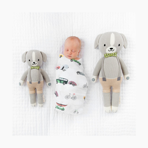 Cuddle + Kind Hand-Knit Doll - Noah The Dog, Small 13"