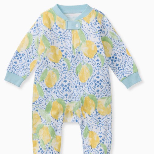 Lemon Tiles Organic Cotton Sleep & Play – Burt's Bees Baby