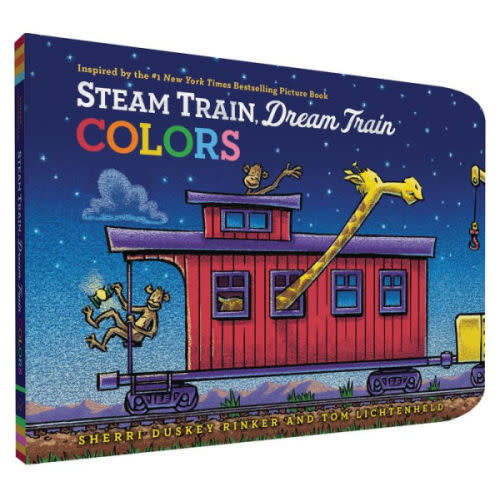 Steam Train, Dream Train Colors by Sherri Duskey Rinker, Tom Lichtenheld, Board Book | Barnes & Noble®
