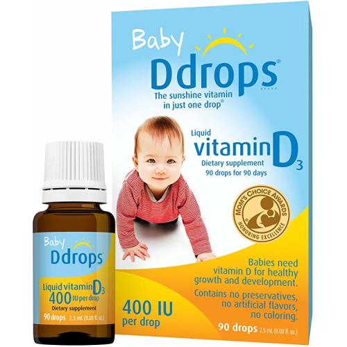 Baby Ddrops® 400 IU 90 Drops - 0.08 Fl Oz (Pack of 1)