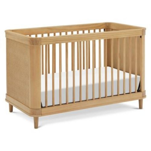 Namesake Marin With Cane 3-in-1 Convertible Crib - Honey Cane