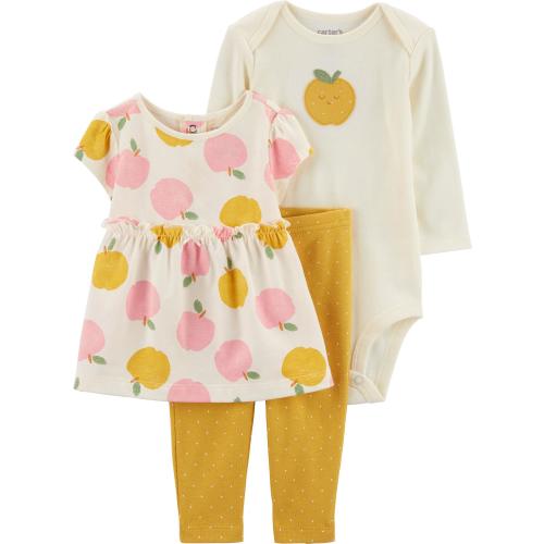 Carter's Child of Mine Baby Girl Outfit Set, 3-Piece, Sizes 0/3-24 Months