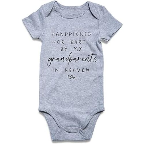 Baby, Handpicked for earth by my Grandparents in heaven, 0-3 Months