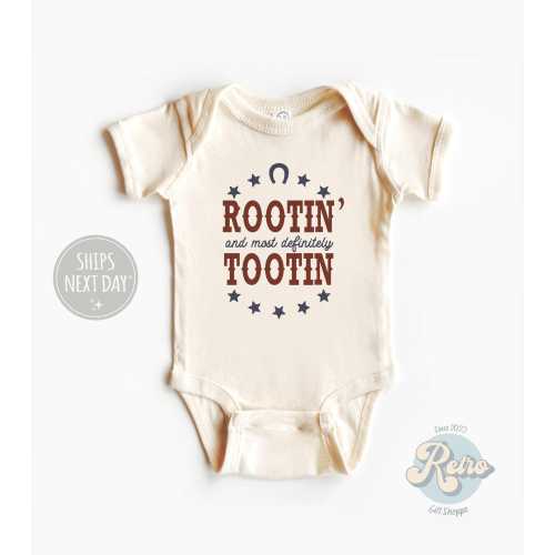 Rootin Tootin Long Sleeve Onesie