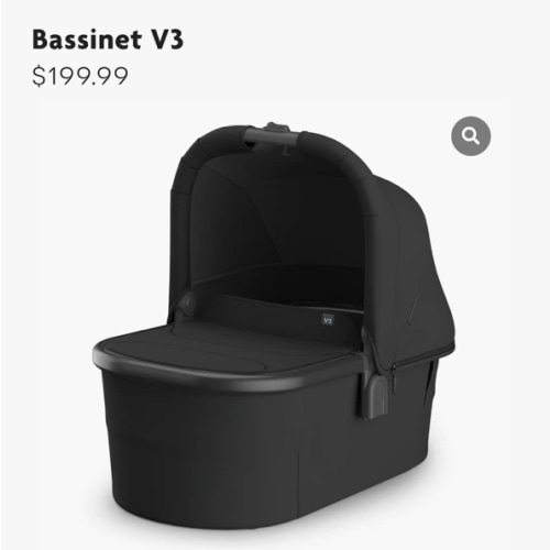 UPPAbaby Bassinet V3 for Vista, Cruz, Ridge & Minu