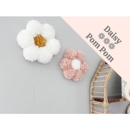 Daisy Pom Pom Decorative Daisies Boho Nursery Decor - Etsy