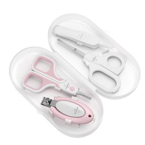 Little Martin's Nail Care Kit (1 Clipper, 2 Scissors, 1 Tweezer) (Pink)