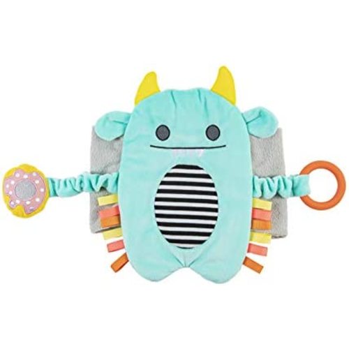 Dr. Brown’s Gripebelt for Colic Relief, Heated Tummy Wrap, Baby Swaddling Belt for Gas Relief, Natural Relief for Upset Stomach in Babies and Toddlers, Blue Monster, 3m+
