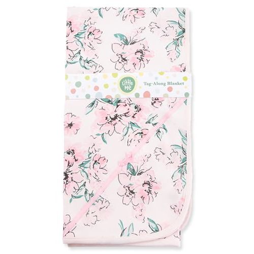 Little Me Blankets for Baby Girls' Swaddling Receiving Blanket, Pink Dream, 30 x 27 Inches