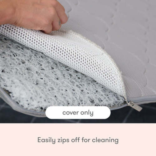 Extra Bassinet Mattress Cover - Gray