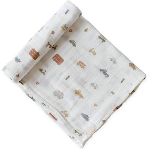 Pehr Celestial Organic Cotton Swaddle, Rush Hour