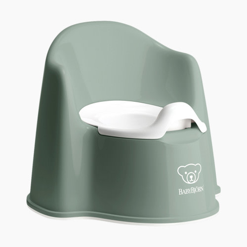 Babybjörn Potty Chair - Deep Green/White