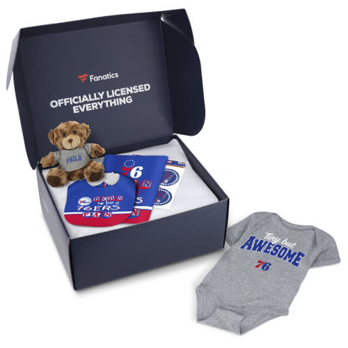 Philadelphia 76ers Fanatics Pack Baby Themed Gift Box - $65+ Value