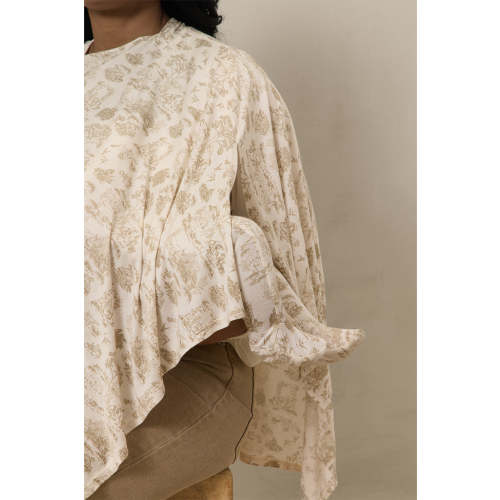 Ecru Toile Nursing Cover