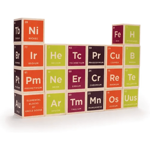 Uncle Goose Periodic Table Blocks - Made in The USA