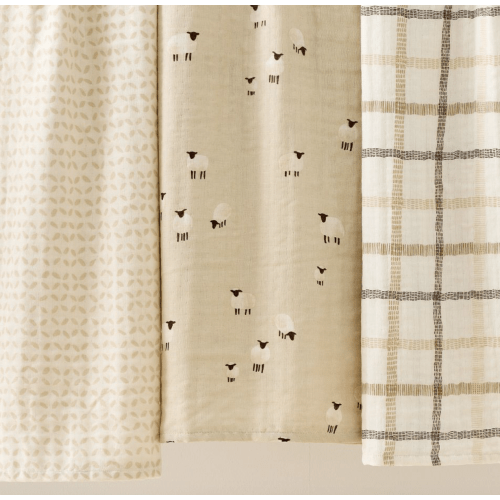 Tiny Sheep Organic Cotton Swaddle Set