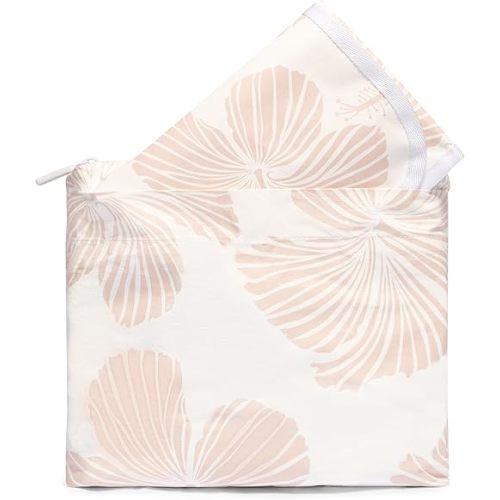 Ditty Co. Diaper Bag Pouch | Diaper Clutch with Portable Changing Pad | Lightweight, Splash-Proof Organizer Pouch | Wet Bag for Baby Travel Essentials | Easy to Clean | Aloha Print
