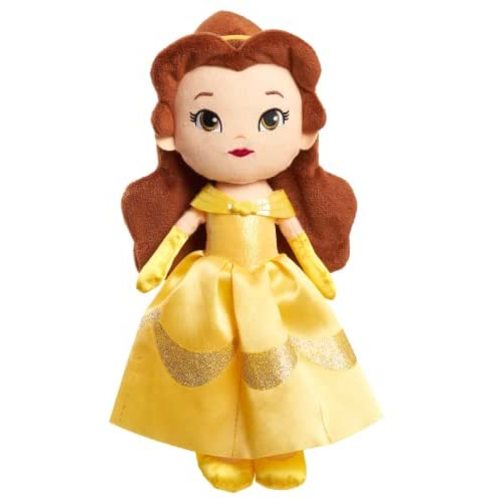 Disney Princess So Sweet Plush Belle in Yellow Dress, 12 Inch Plush Toy, Beauty and the Beast, by Just Play