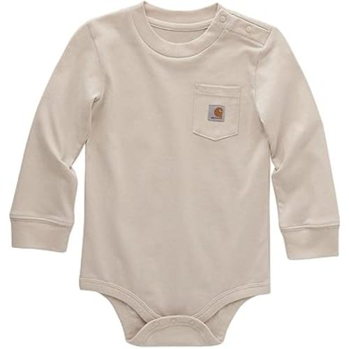 Carhartt baby-girls Long-sleeve Pocket Bodysuit