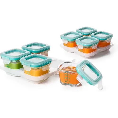OXO Tot 8pc Glass Baby Block Set
